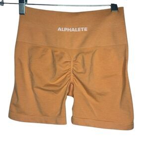 Alphalete Amplify Shorts In Cheeky Coral. Size Small.